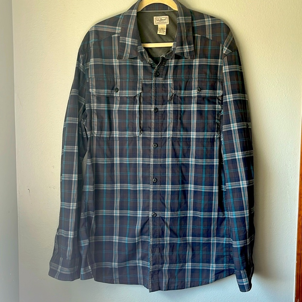 Mens LL bean outdoor shirt size XLT